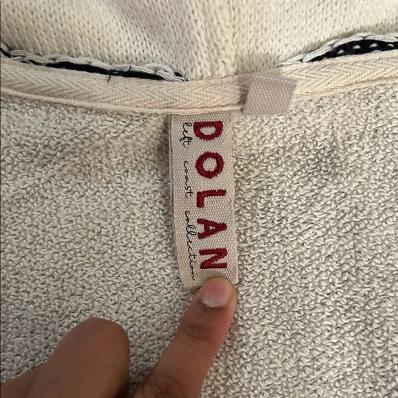 Dolan Gray and White Striped Cardigan - Picture 4 of 6